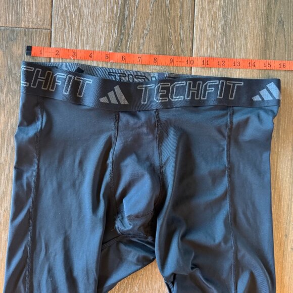 Adidas men's Techfit compression tights for training Black size Medium - Picture 3 of 8